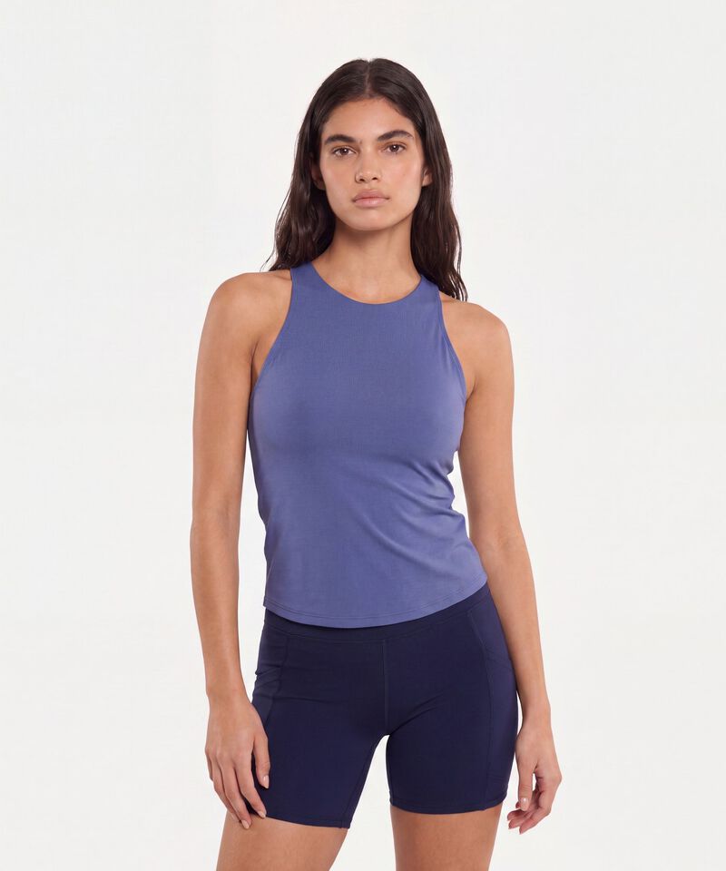 Camiseta Para Mujer Azul