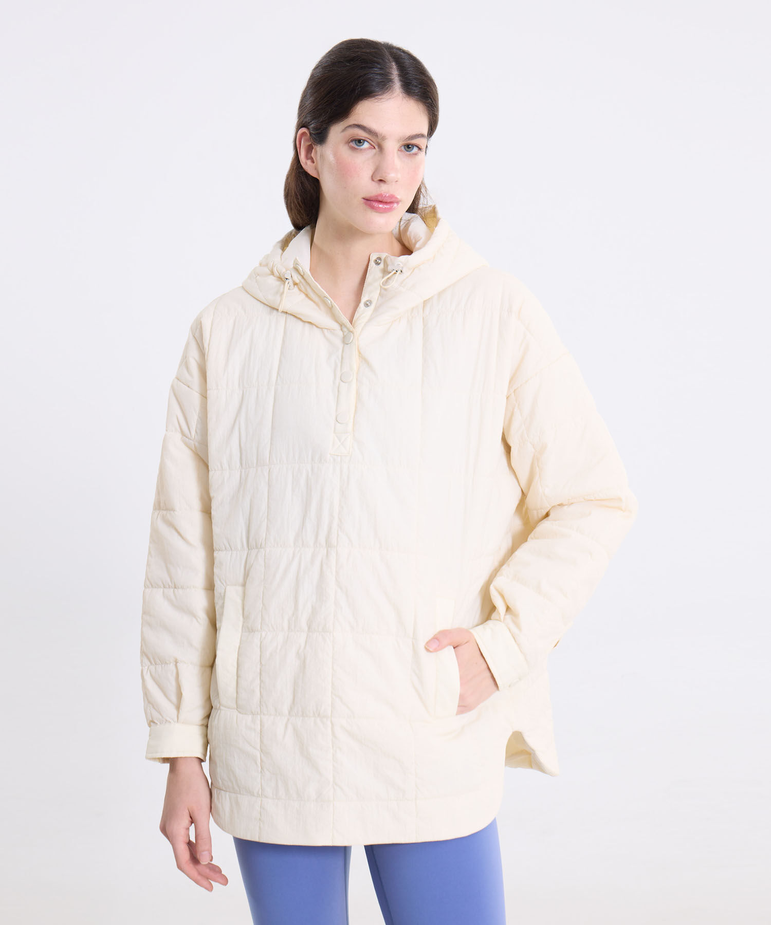 Chaqueta Para Mujer Crema