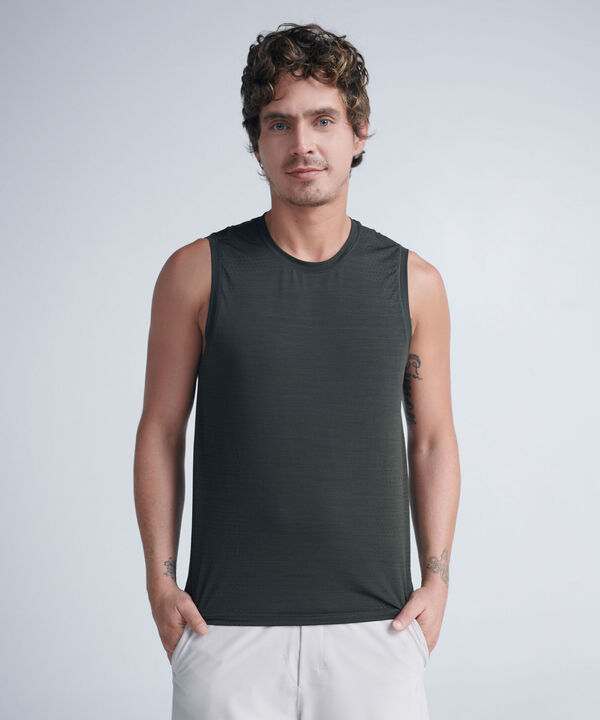 Camiseta Para Hombre Verde image number null