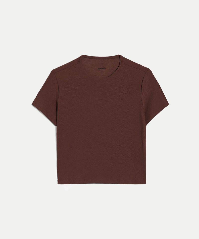 Camiseta Para Mujer CafeOscuro