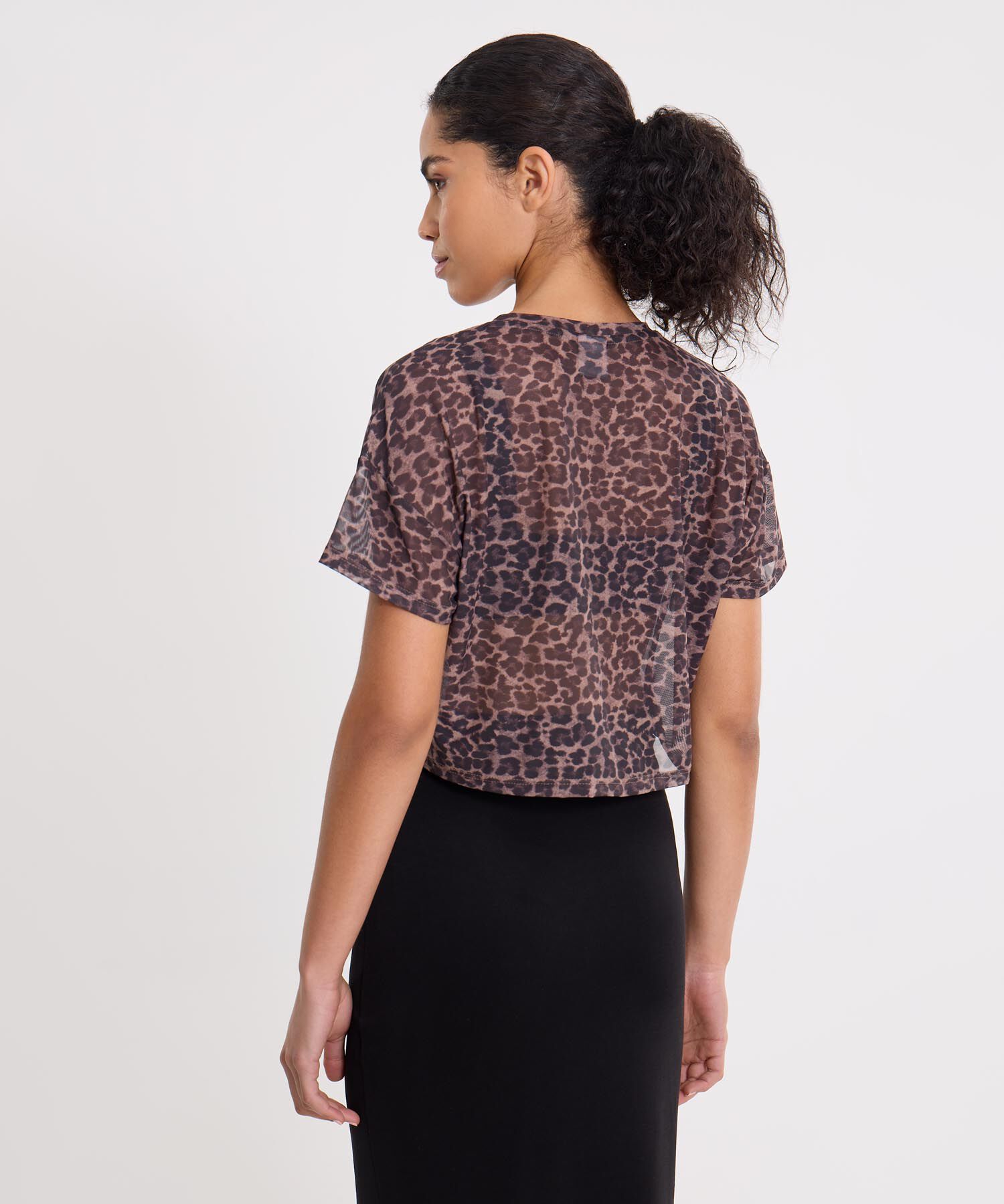 Camiseta Para Mujer CafeOscuro