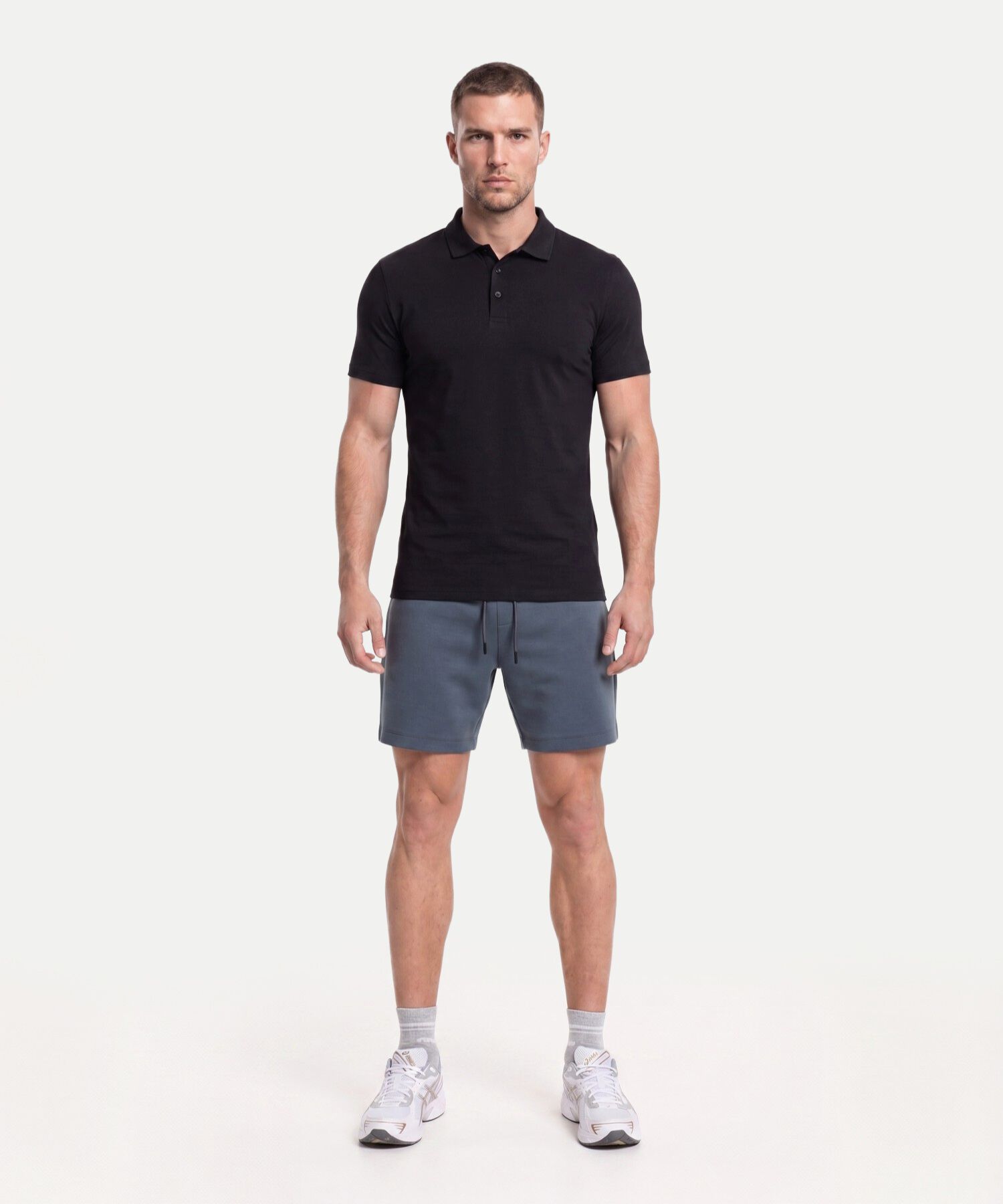 Polo Para Hombre Negro