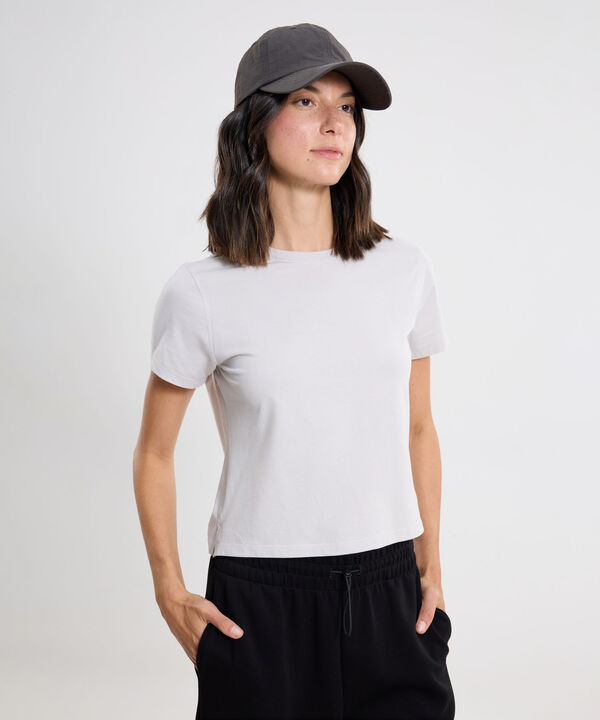 Camiseta Para Mujer GrisClaro image number null