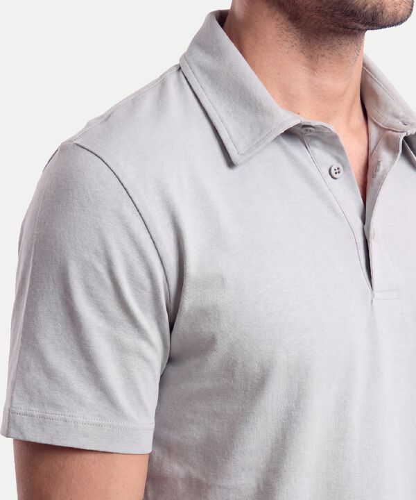 Polo Para Hombre GrisClaro