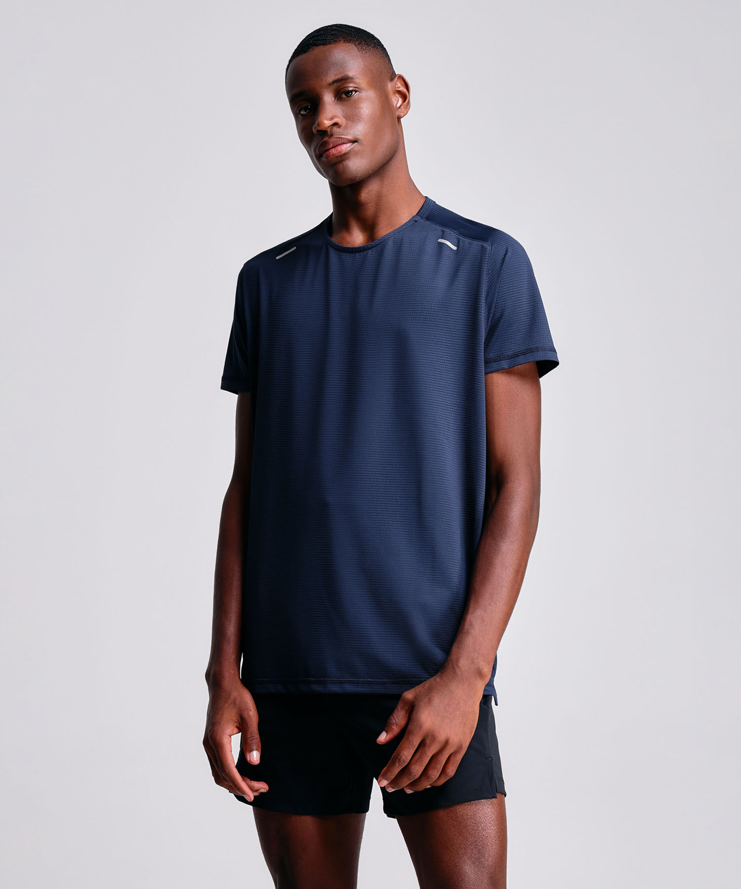 Camiseta Para Hombre AzulOscuro