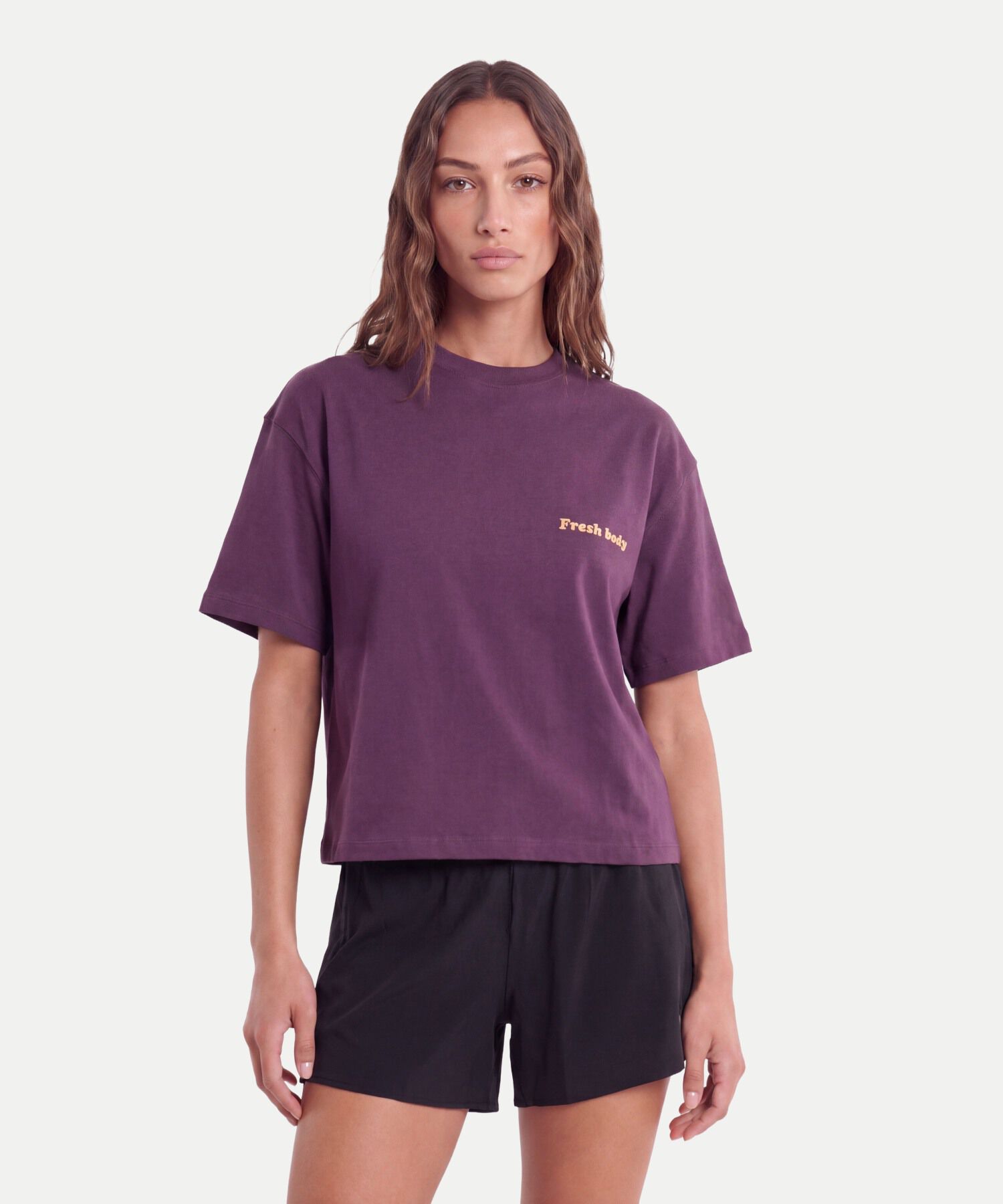 Camiseta Para Mujer Morado