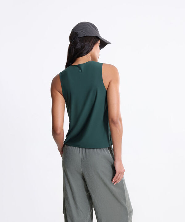 Camiseta Para Mujer VerdeOscuro