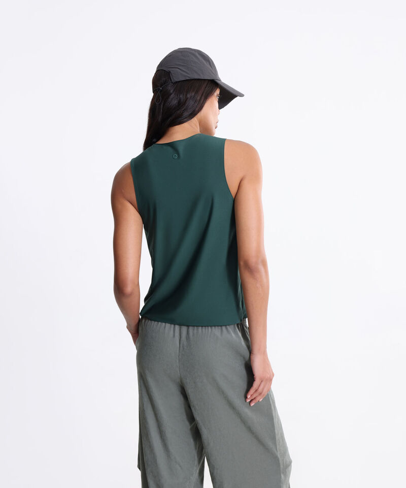 Camiseta Para Mujer VerdeOscuro