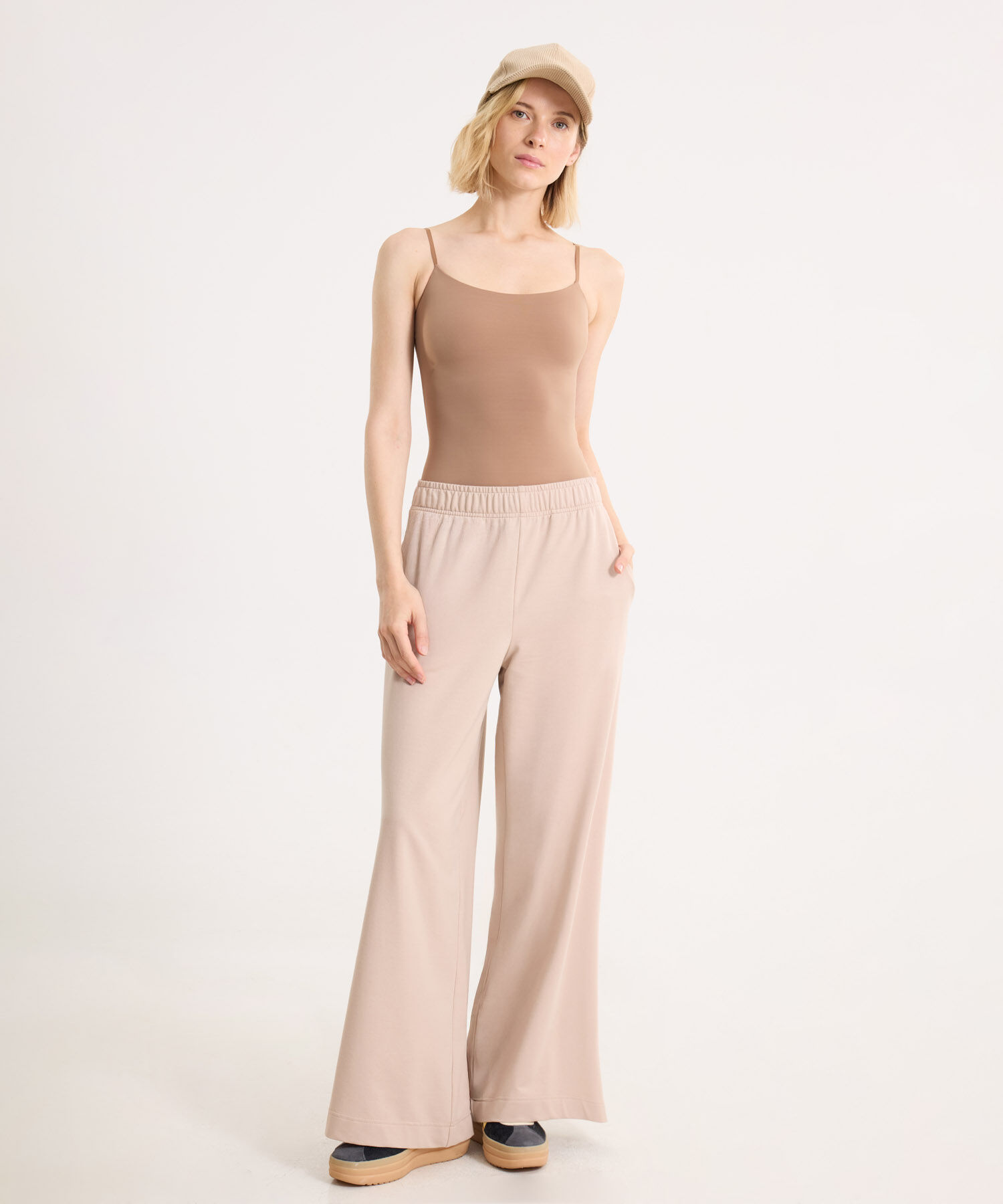 Pantalon Para Mujer Beige
