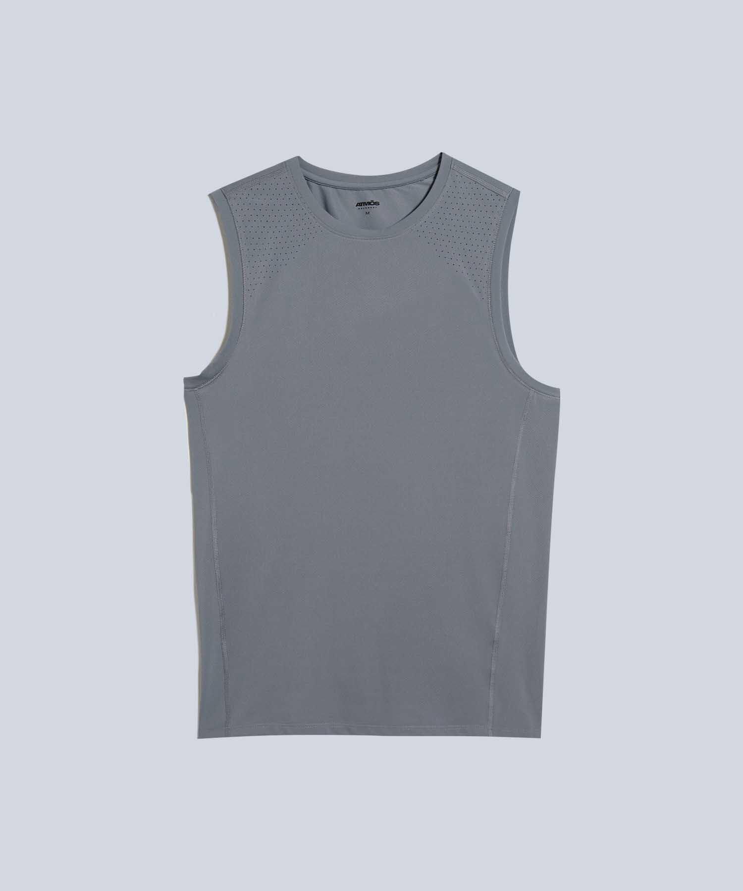 Camiseta Para Hombre GrisClaro