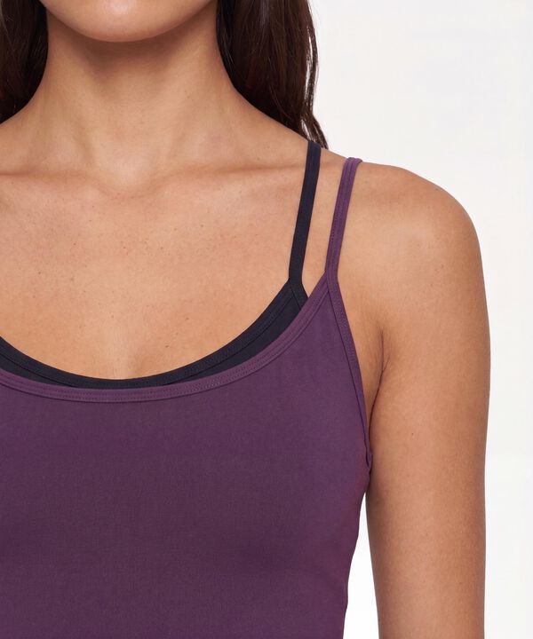 Camiseta Para Mujer Morado