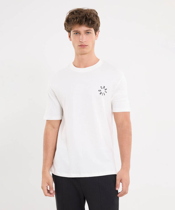 Camiseta Para Hombre Marfil image number null