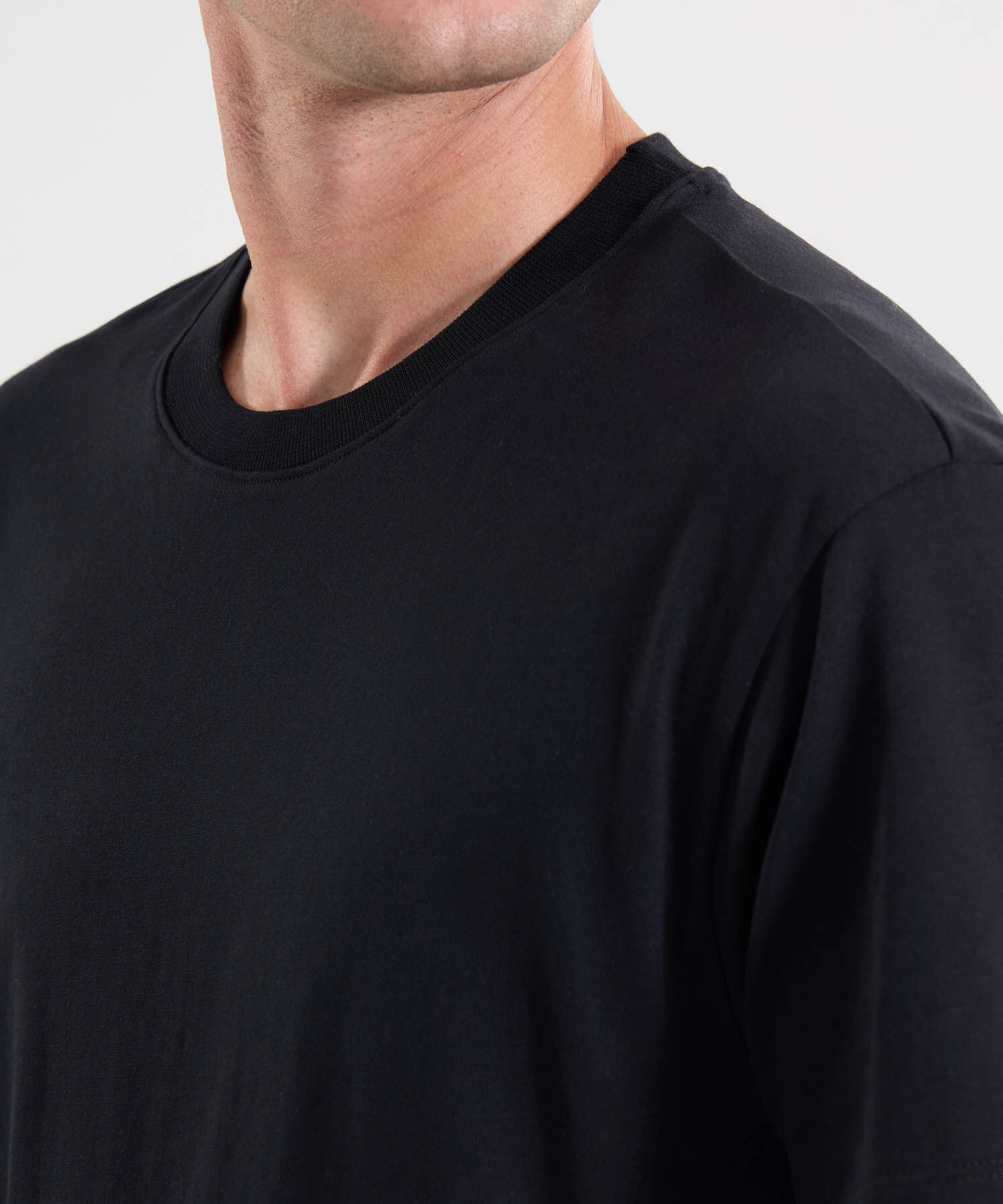 Camiseta Para Hombre Negro