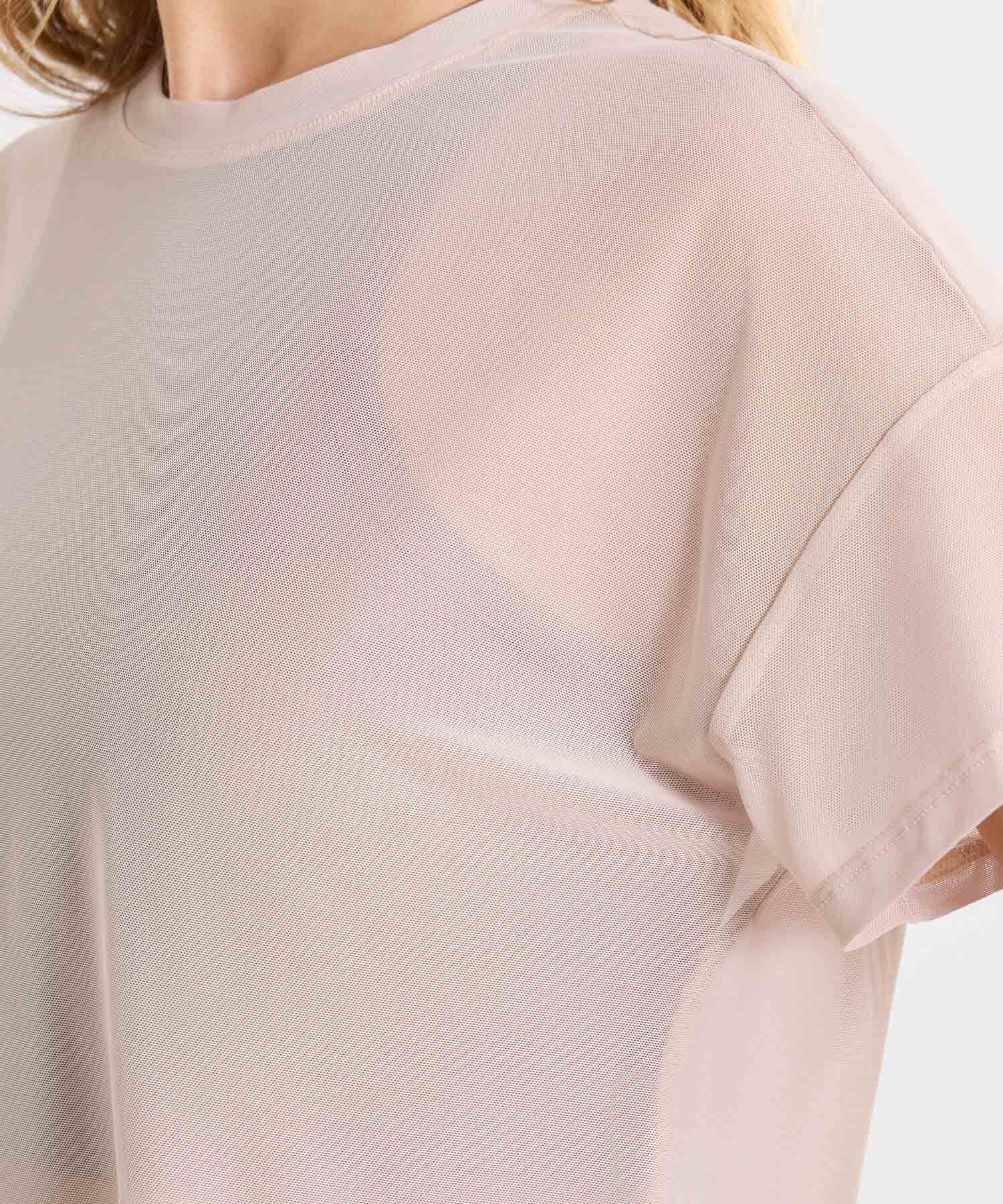 Camiseta Para Mujer Beige