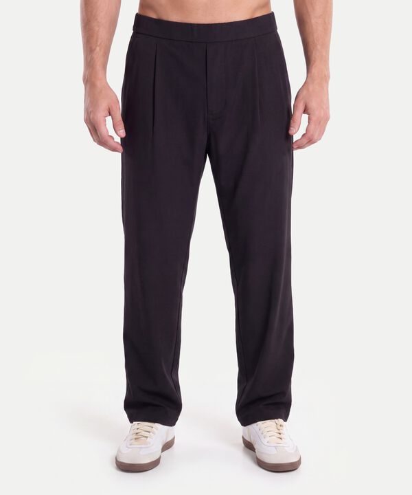 Pantalon Para Hombre Negro image number null