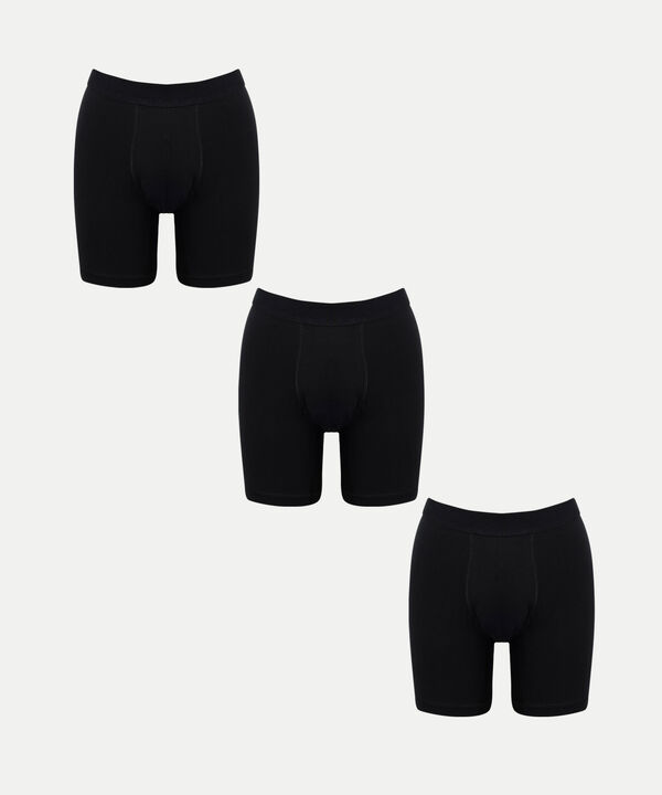 Boxer Para Hombre Negro image number null
