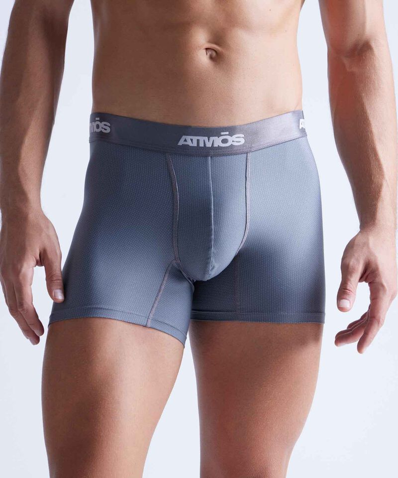 Boxer Para Hombre Gris