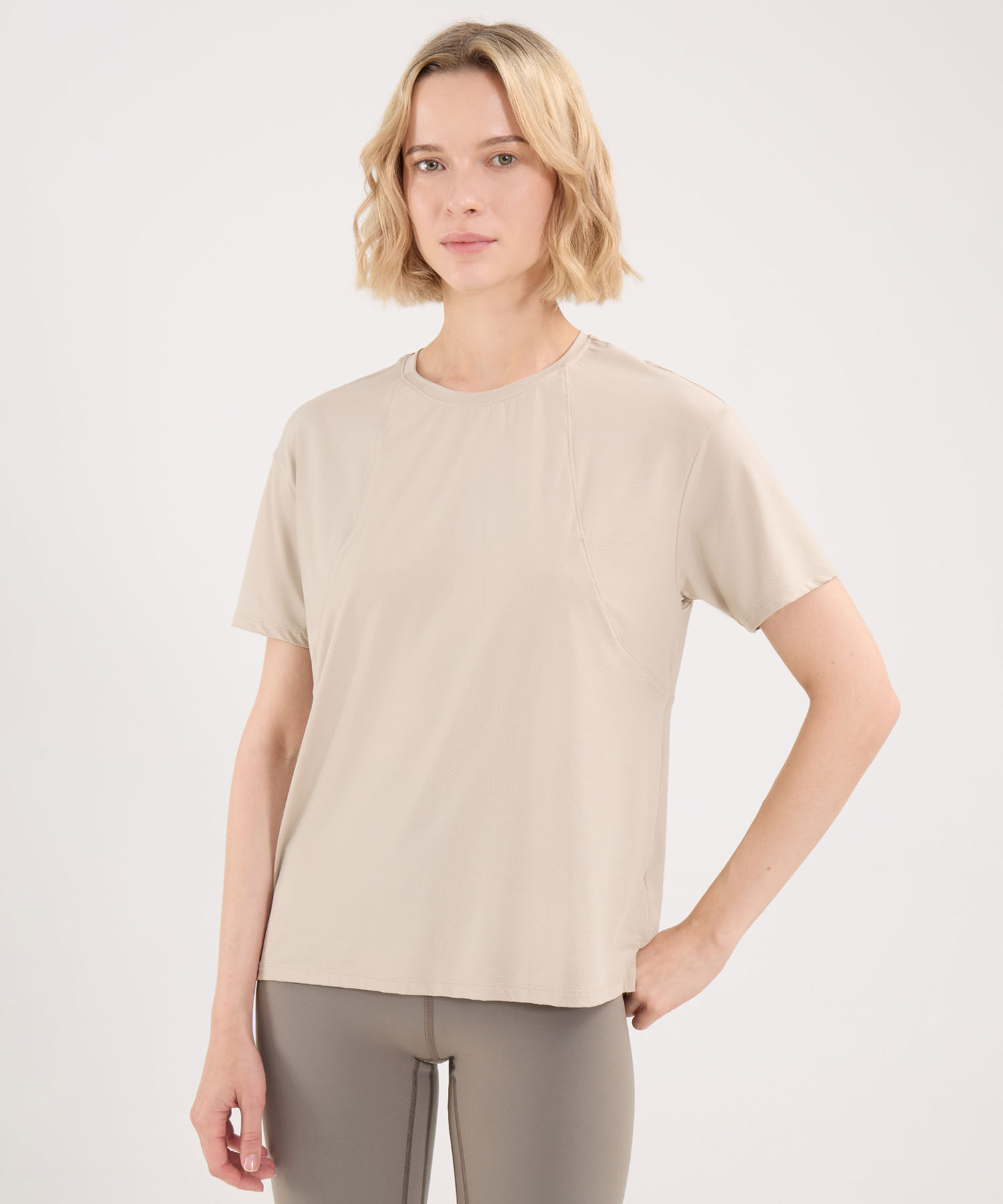 Camiseta Para Mujer Beige