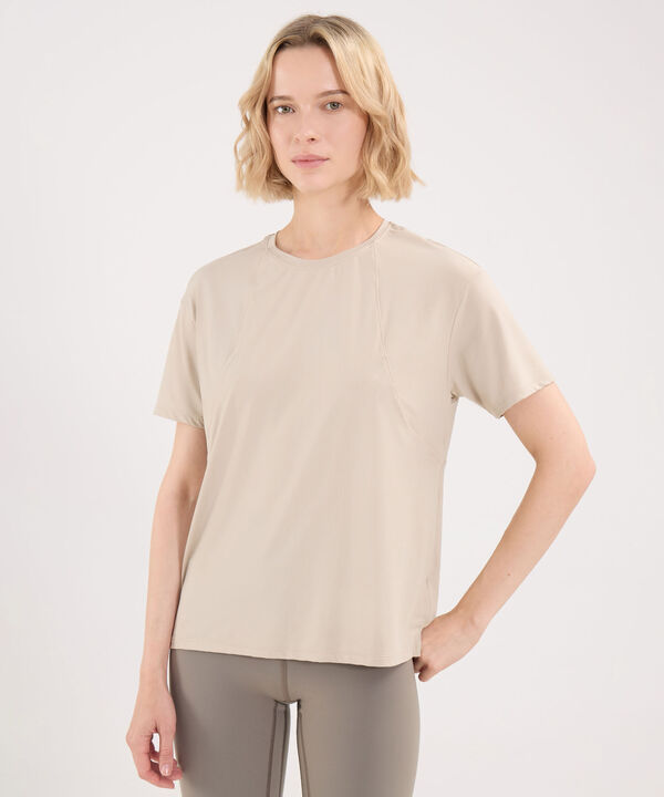 Camiseta Para Mujer Beige image number null