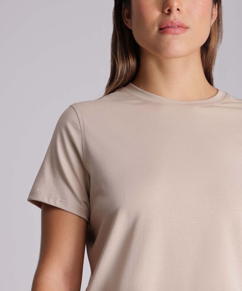 Camiseta Para Mujer Beige