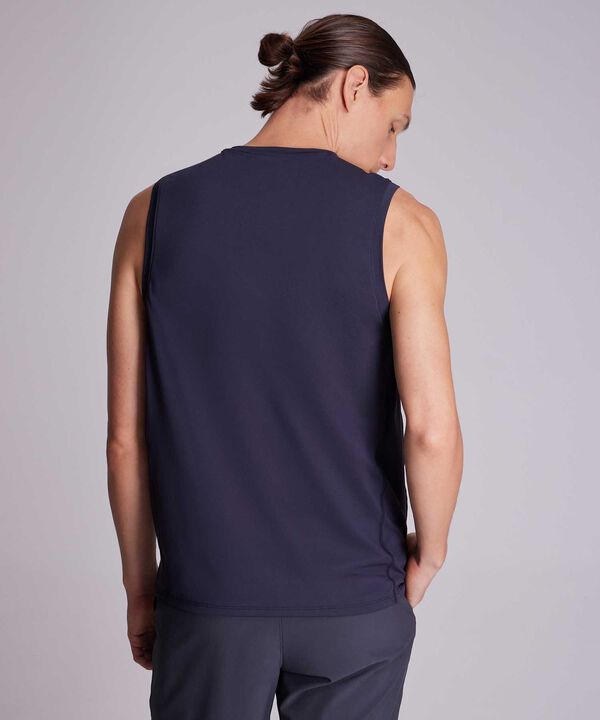 Camiseta Para Hombre AzulOscuro image number null