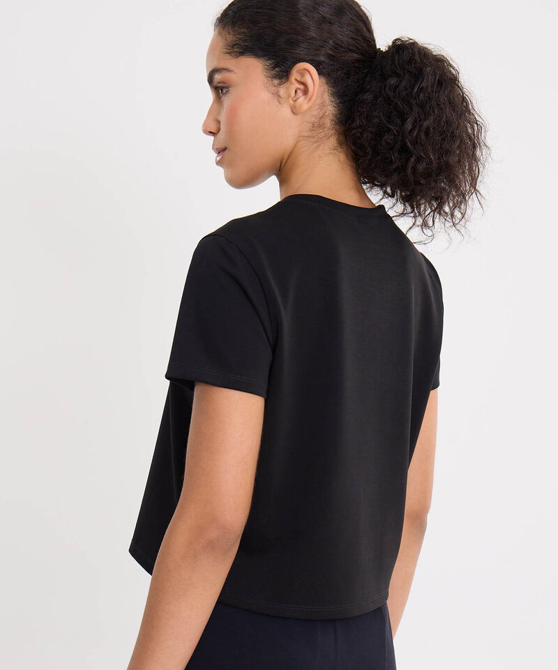 Camiseta Para Mujer Negro