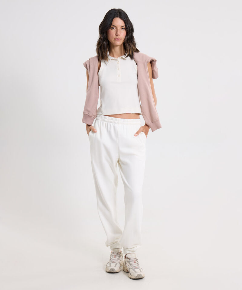 Polo Para Mujer Marfil