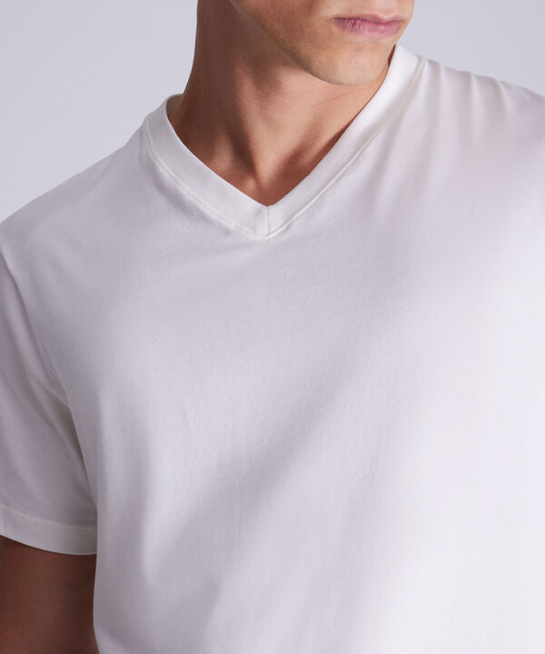 Camiseta Para Hombre Marfil