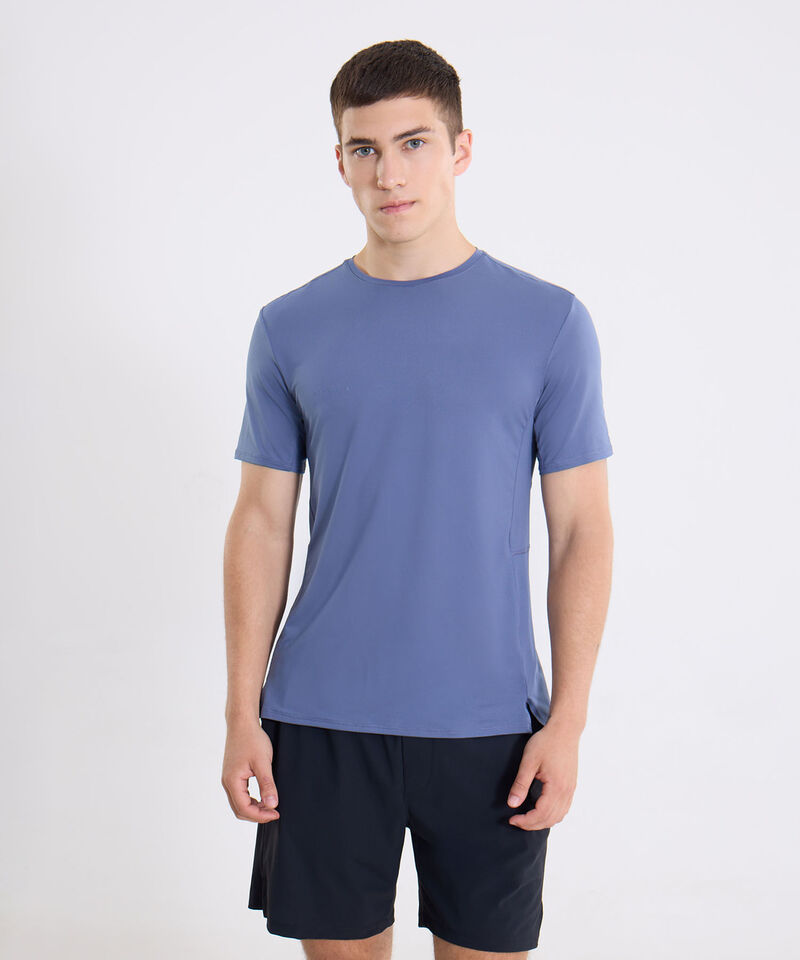 Camiseta Para Hombre AzulMedio