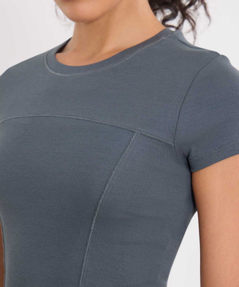 Camiseta Para Mujer Gris