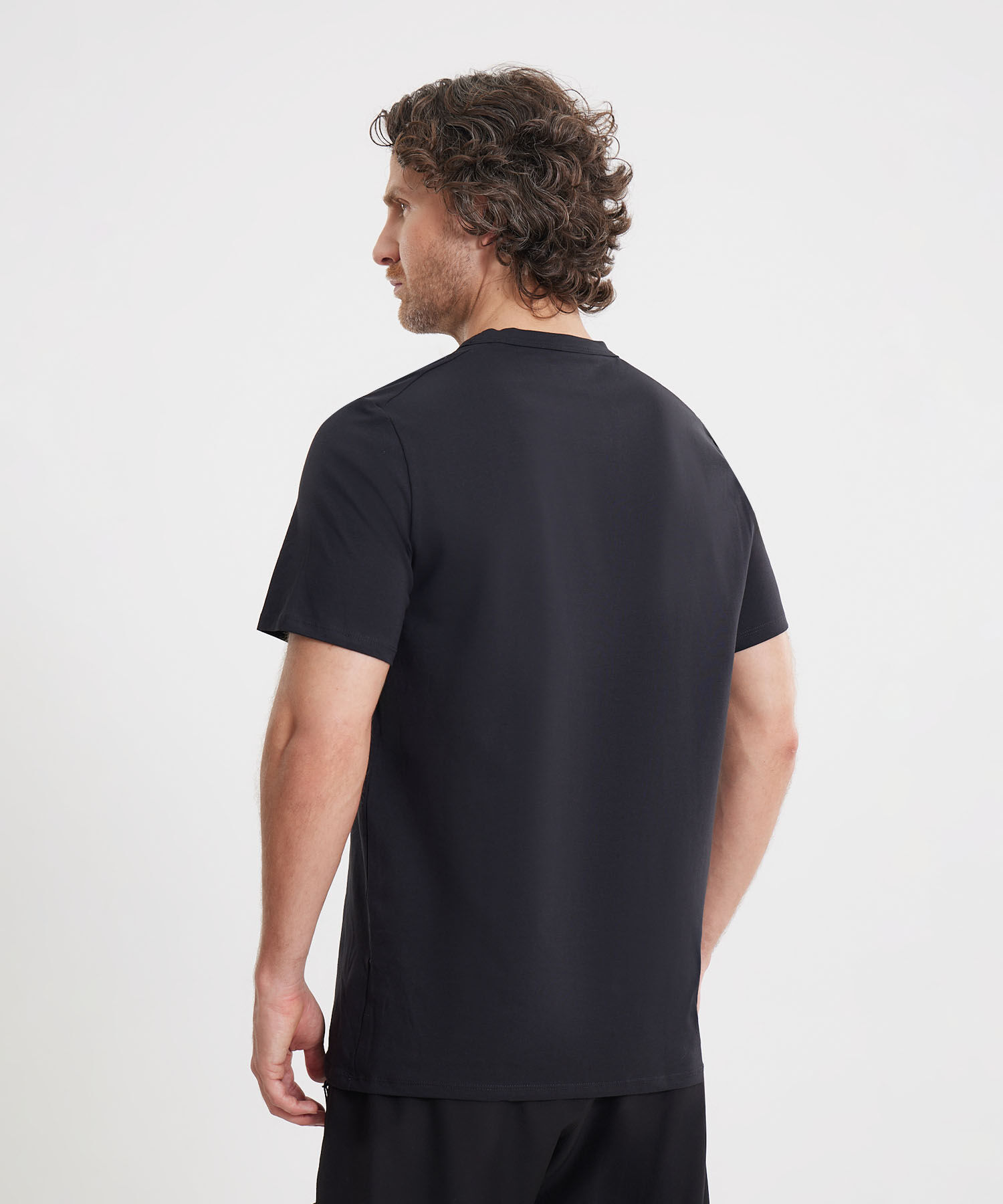 Camiseta Para Hombre Negro