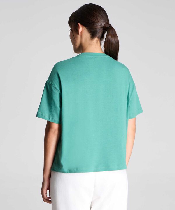 Camiseta Para Mujer Verde