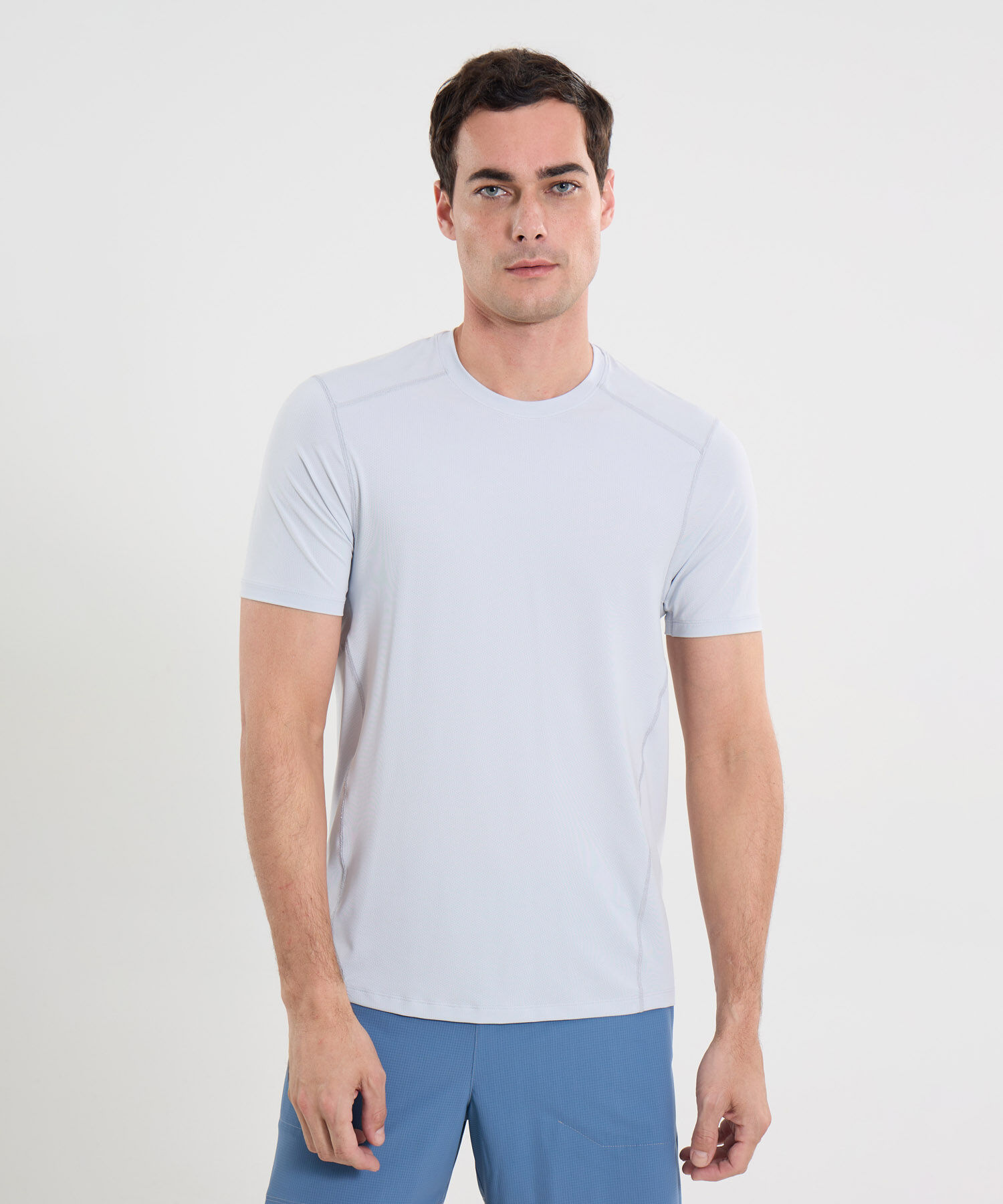 Camiseta Para Hombre AzulClaro