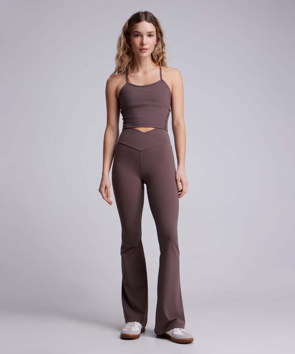 Leggins Para Mujer CafeOscuro image number null