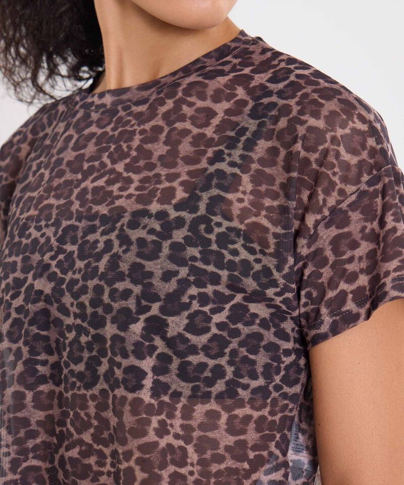 Camiseta Para Mujer CafeOscuro