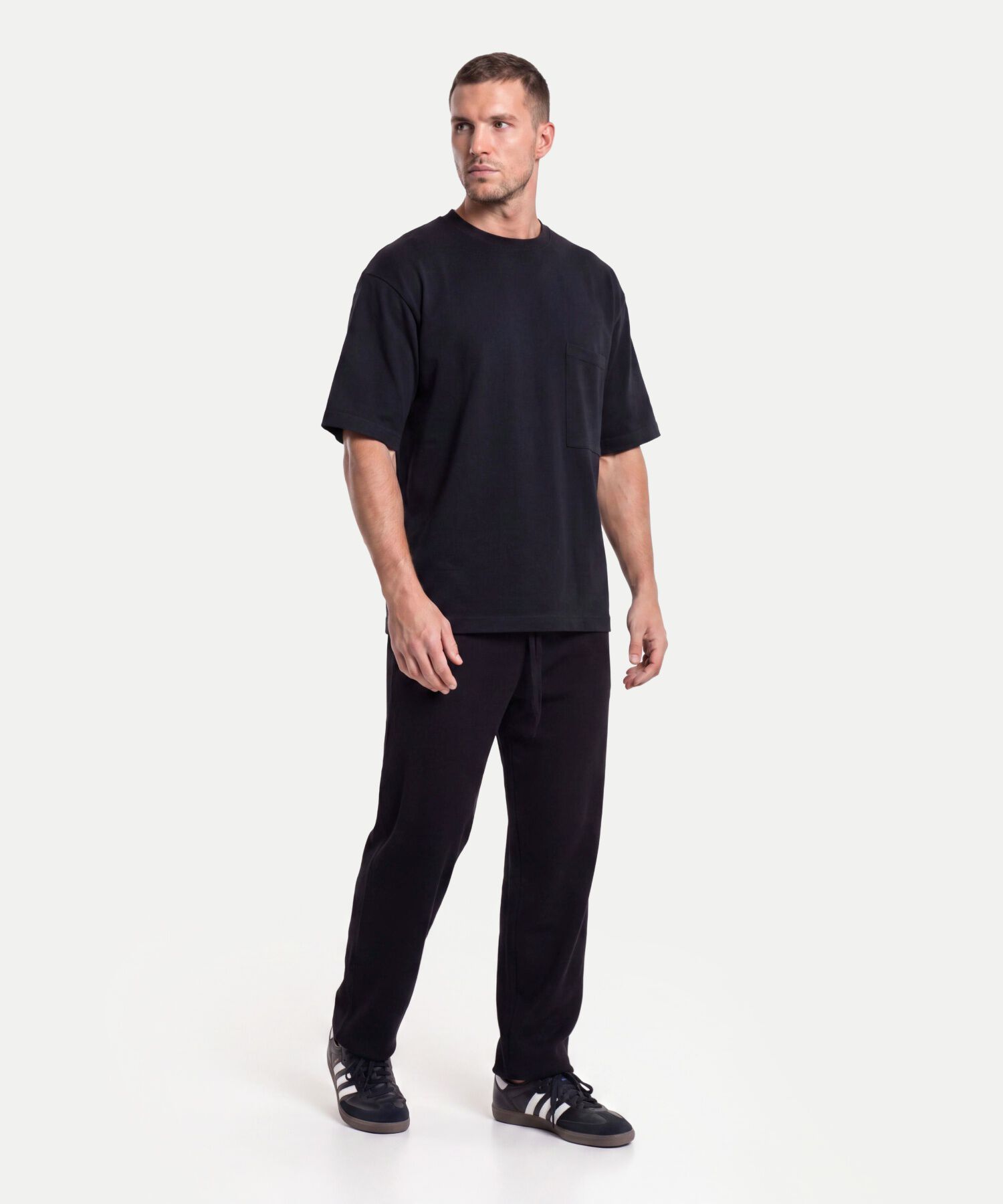Camiseta Para Hombre Negro