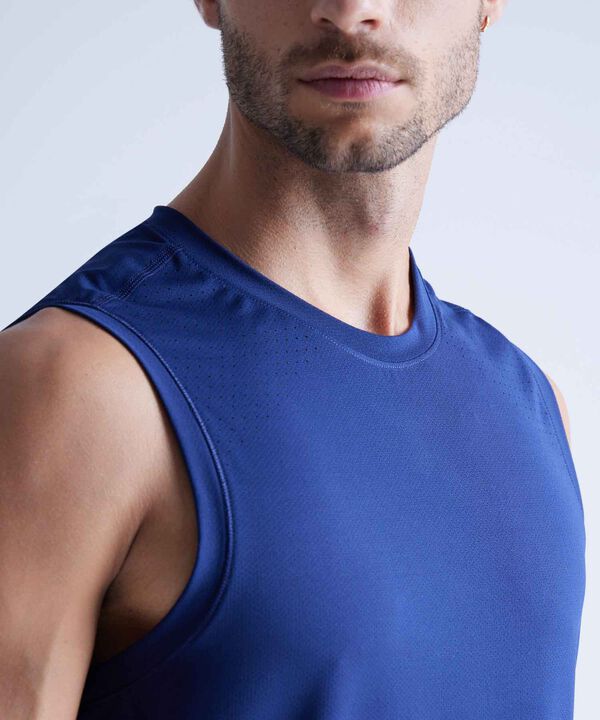 Camiseta Para Hombre Azul