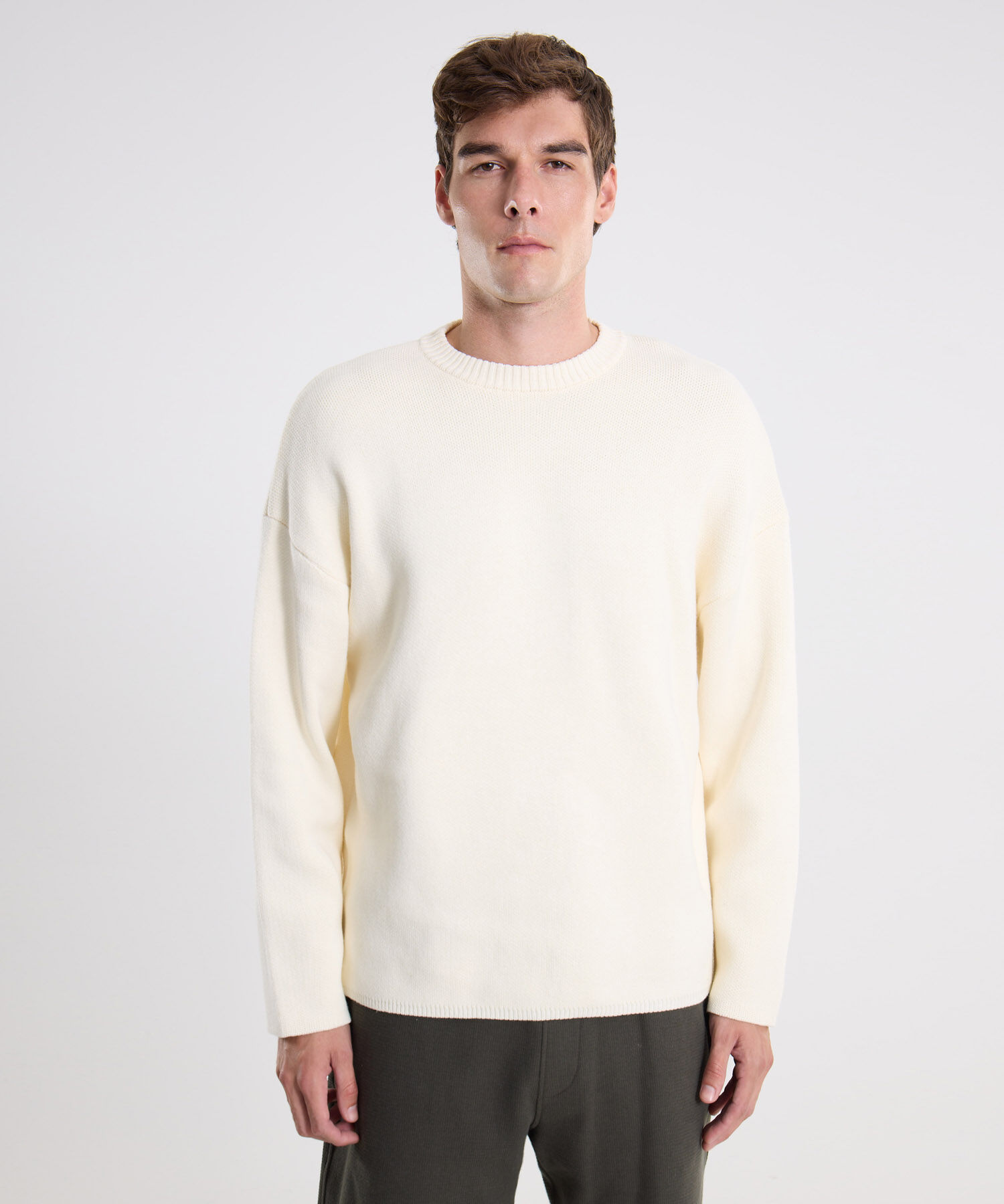 Saco Para Hombre Crema