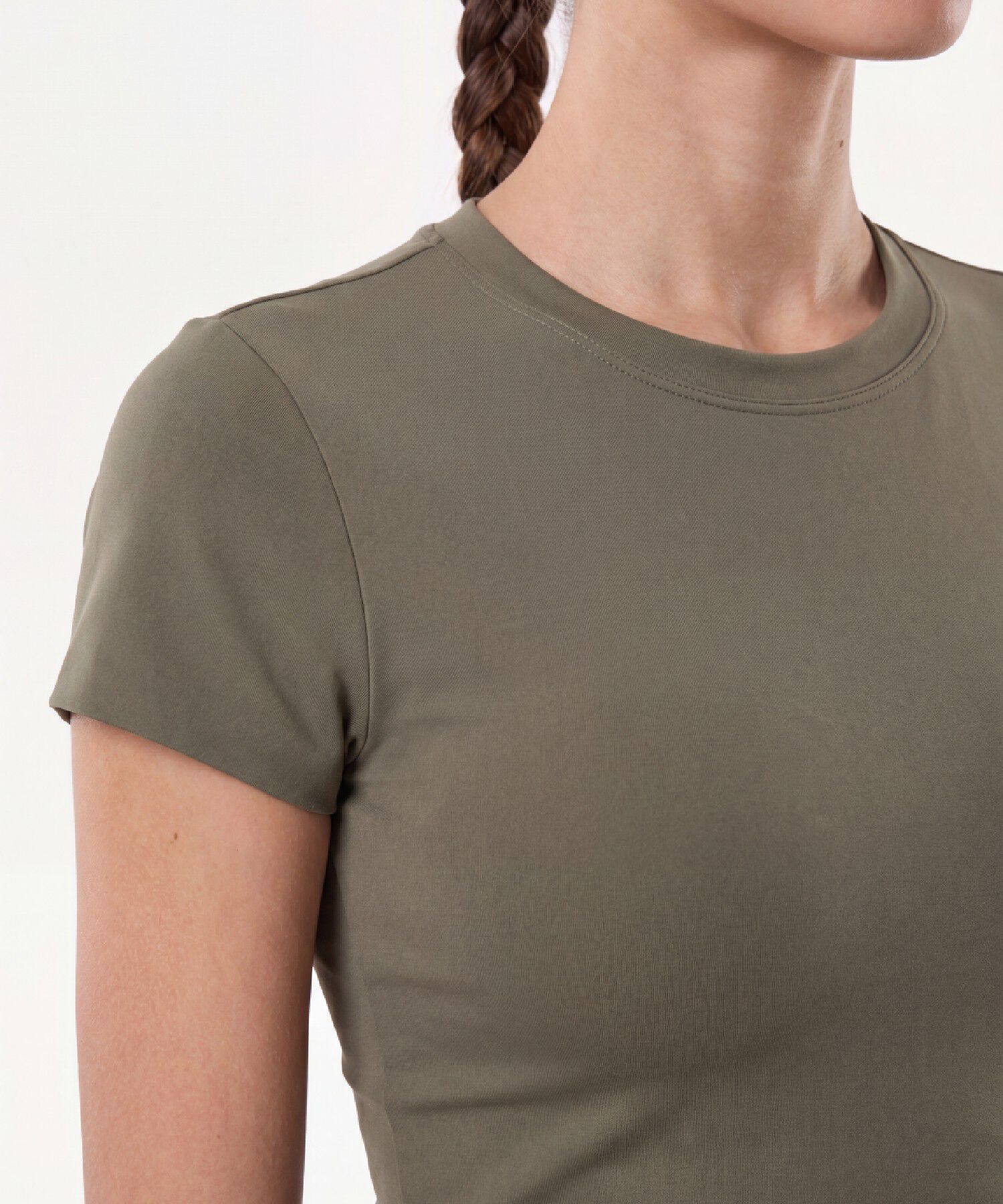 Camiseta Para Mujer VerdeOscuro