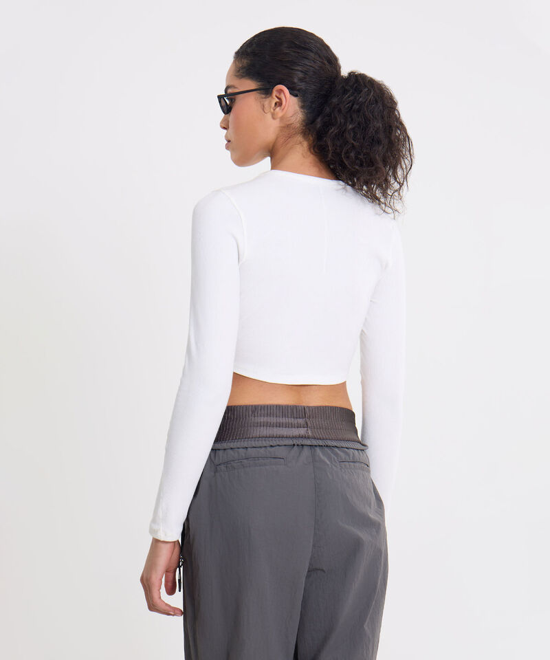 Camiseta Para Mujer Marfil