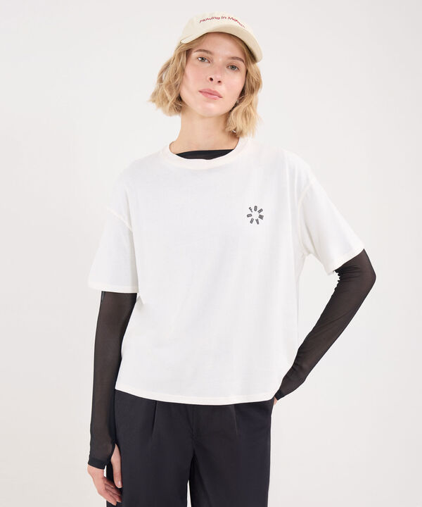 Camiseta Para Mujer Marfil image number null