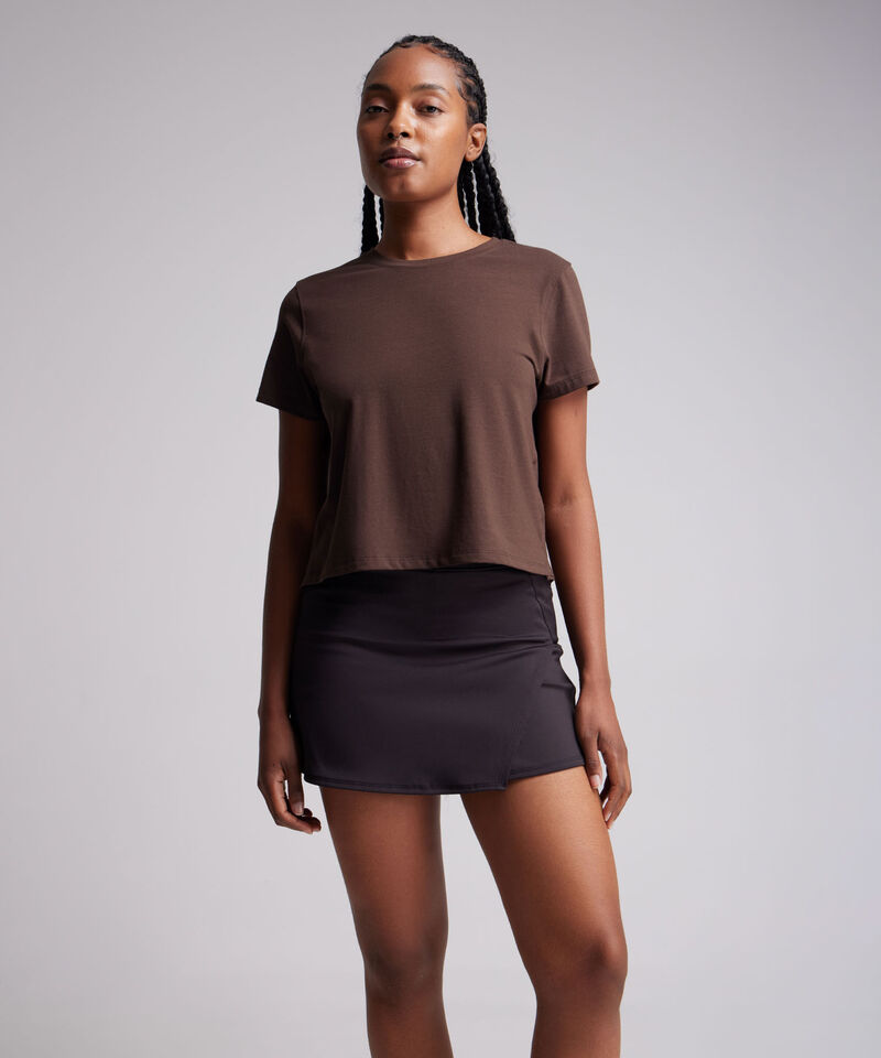 Camiseta Para Mujer CafeOscuro
