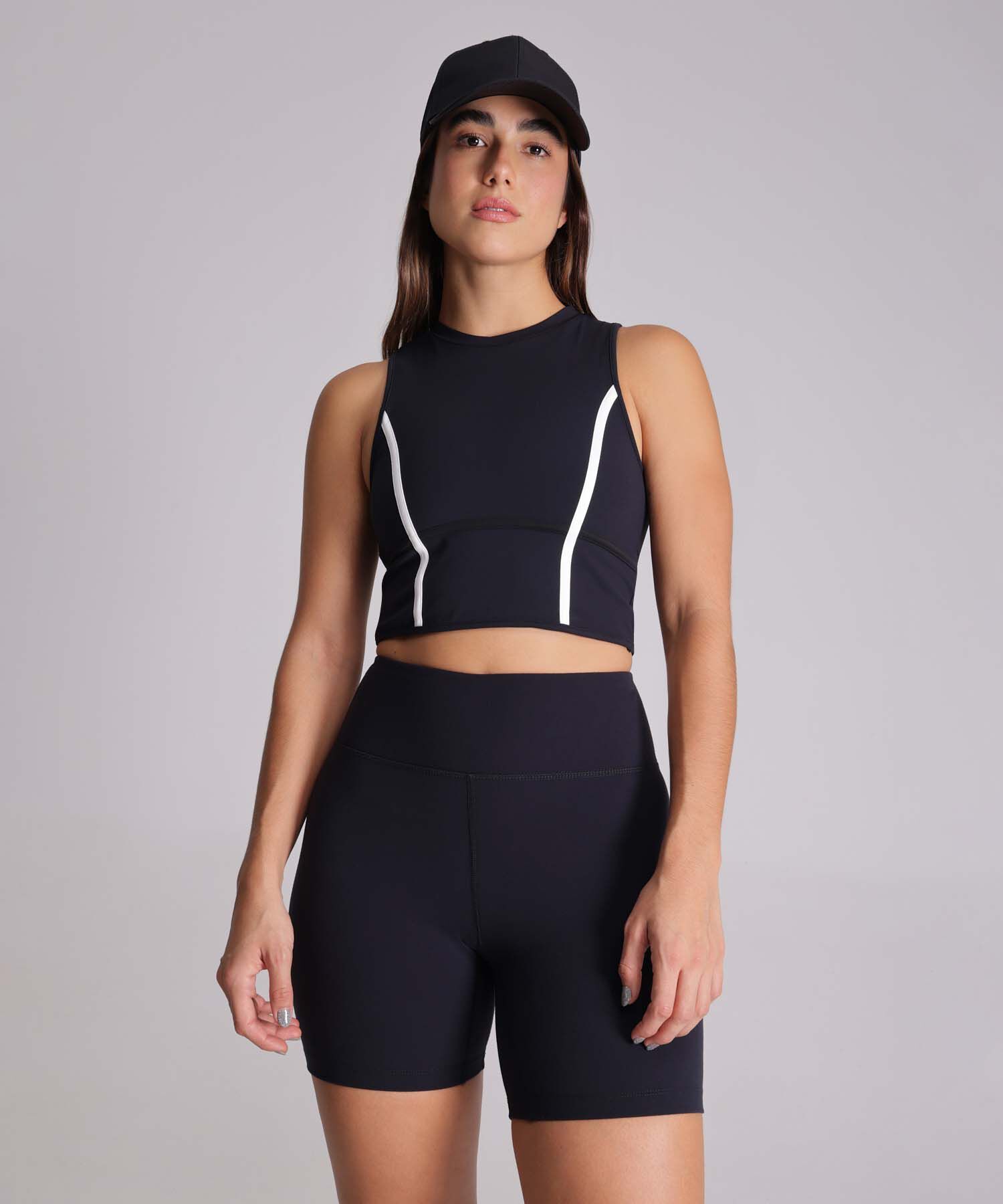 Camiseta Para Mujer Negro