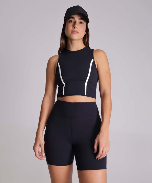 Camiseta Para Mujer Negro