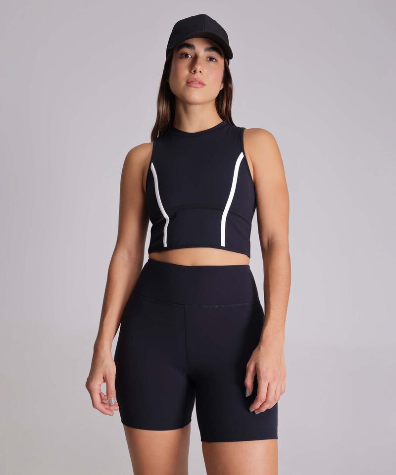 Camiseta Para Mujer Negro