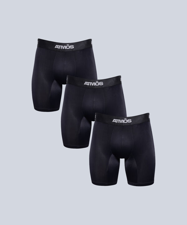 Boxer Para Hombre Negro image number null