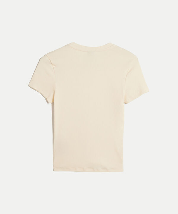 Camiseta Para Mujer Marfil image number null