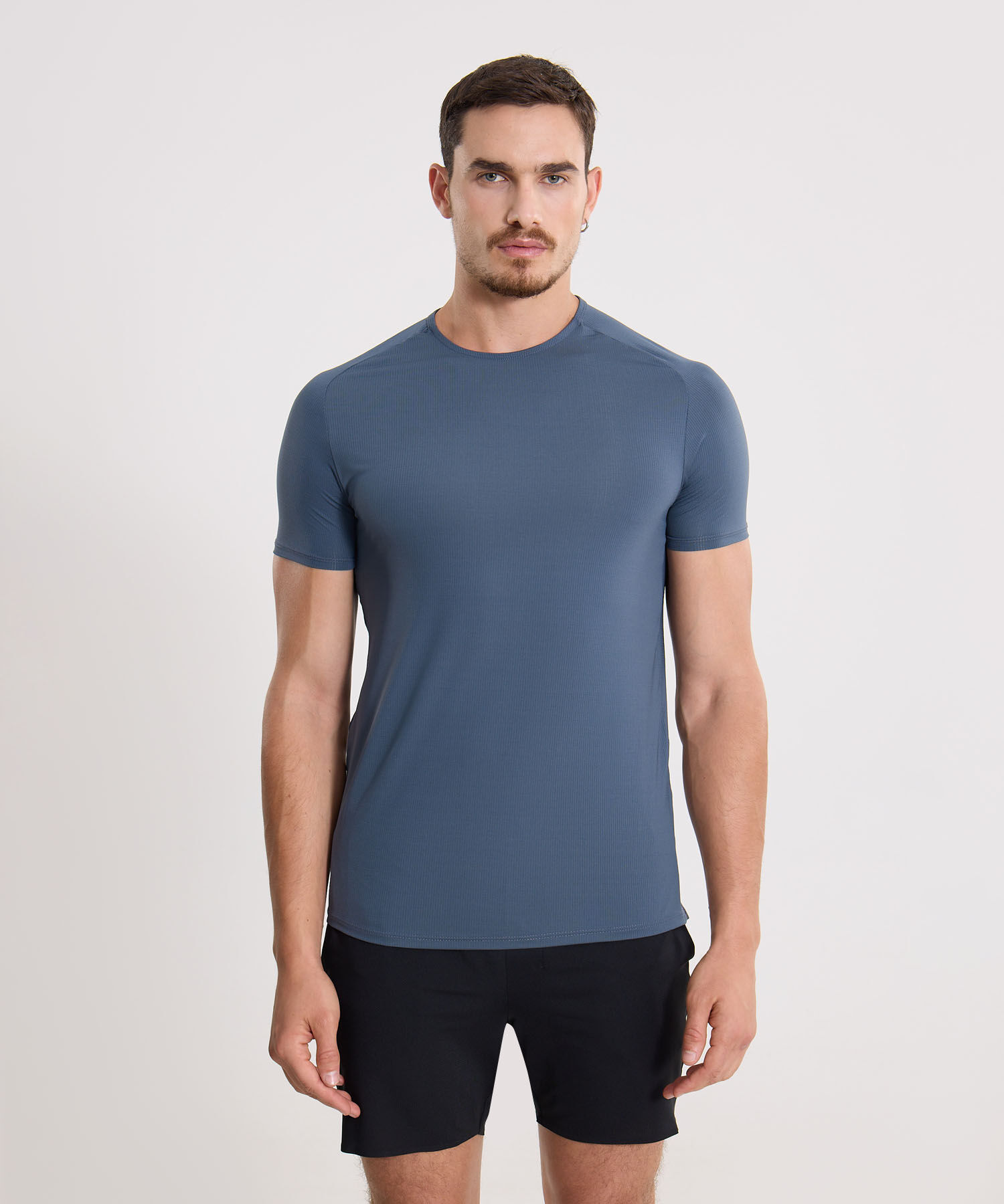 Camiseta Para Hombre GrisOscuro