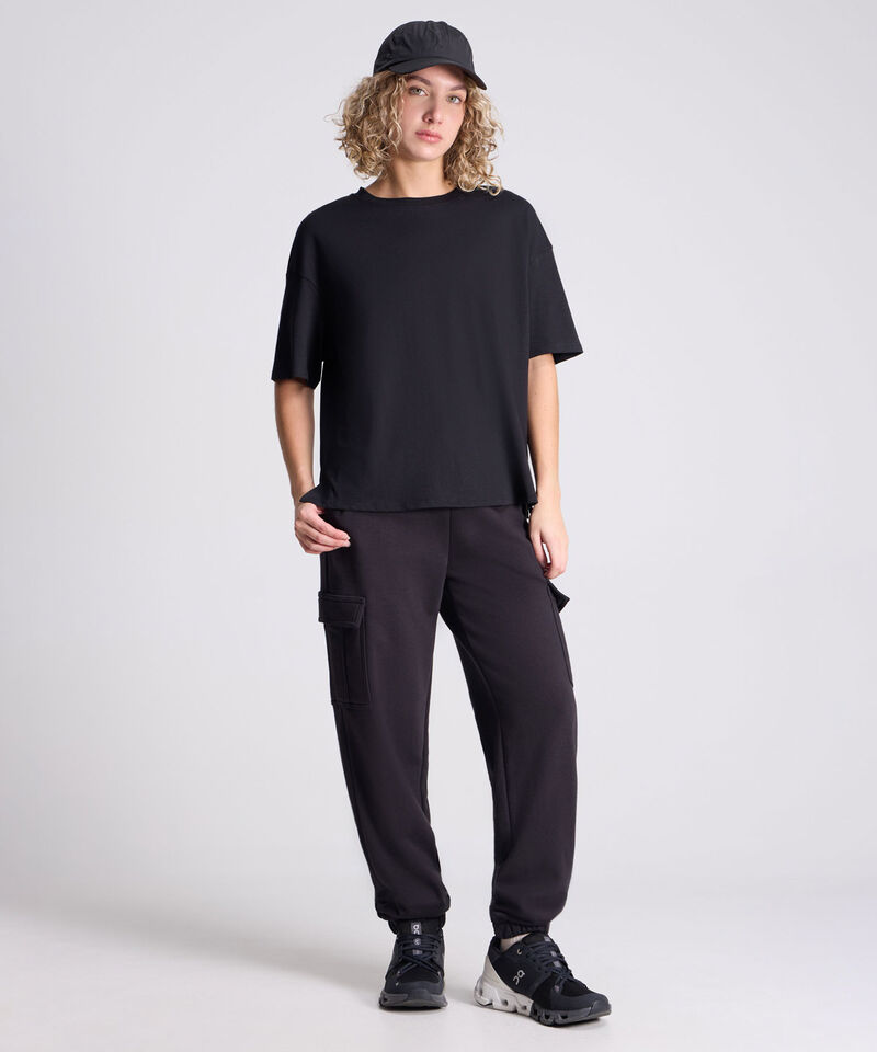 Camiseta Para Mujer Negro