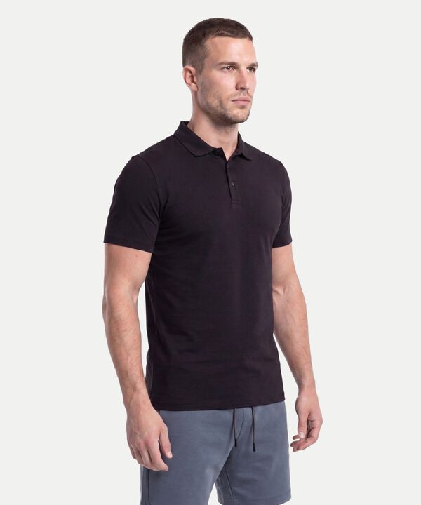 Polo Para Hombre Negro image number null